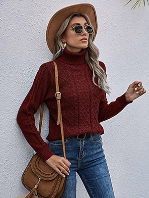 Wool high neck jumper photo review